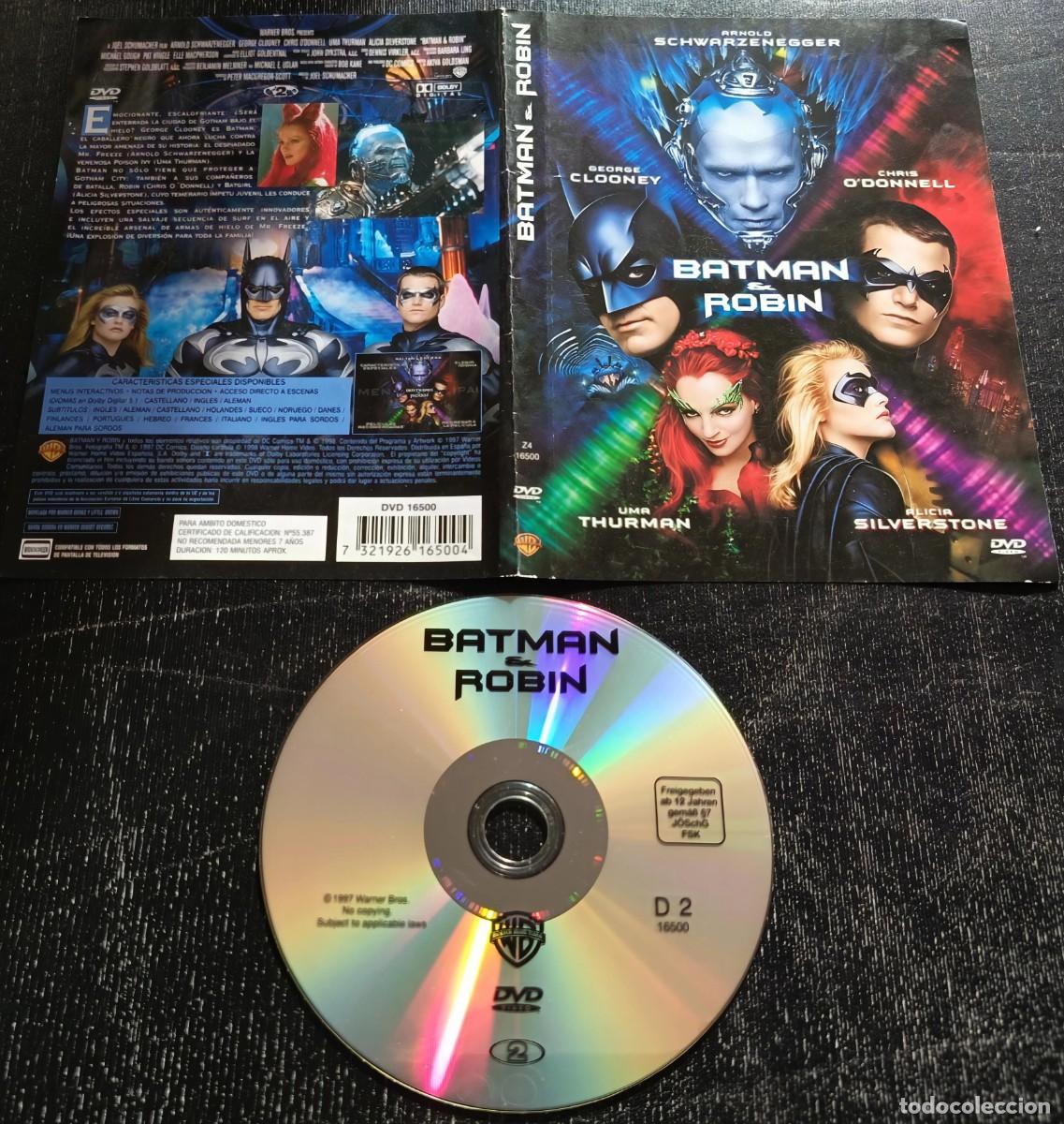 Cine: Dvd BATMAN Y ROBIN (descatalogado GEORGE CLOONEY, ARNOLD SCHWARZENEGGER)