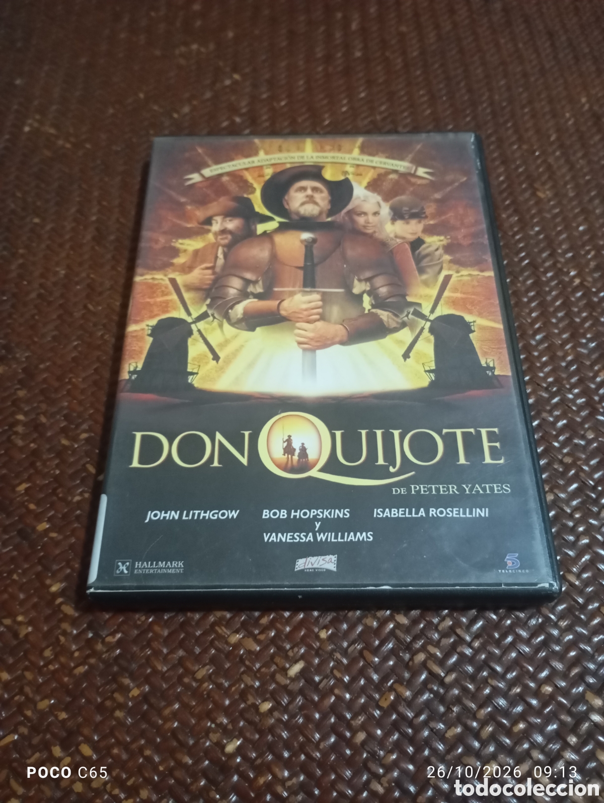 Cine: Don Quijote de Peter yates DVD