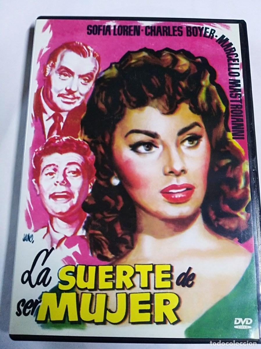 Cine: DVD La Suerte de ser Mujer.Sofia Loren.Charles Boyer.Marcello Mastroianni