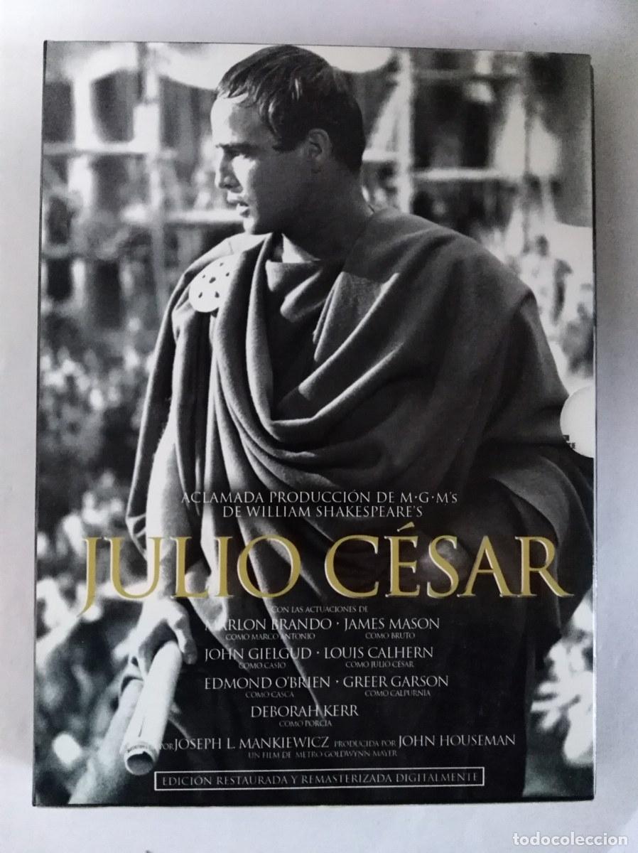 Cine: DVD Julio Cesar.Marlon Brando.James Mason.John Gielgud.Con Libreto e imagenes originales