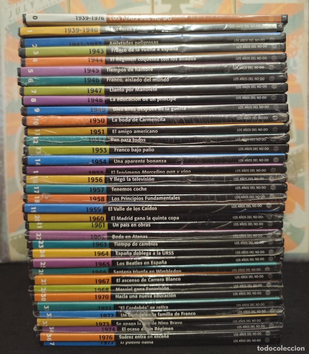 Cine: 38 DVD Los a&ntilde;os del No-do completa (Del 0 al 37) Precintados (2 abiertos)