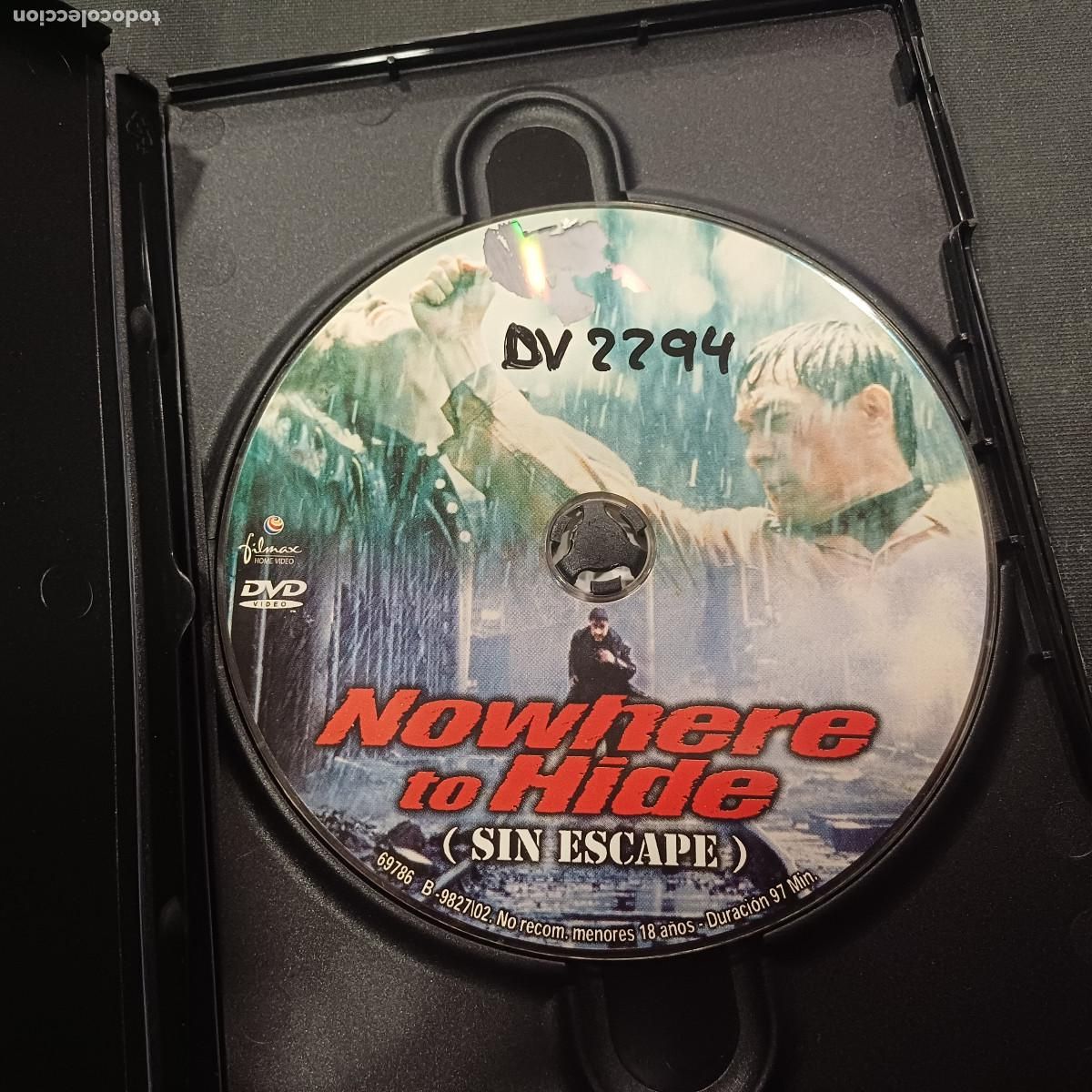 Cine: NOWHERE TO HIDE/DVD. - Foto 2