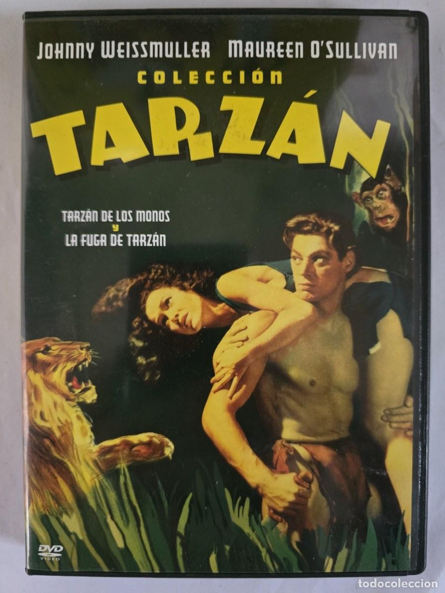 Cine: DVD Tarz&aacute;n de los Monos y La Fuga de Tarz&aacute;n.Johnny Weissmuller.Maureen O'Sullivan