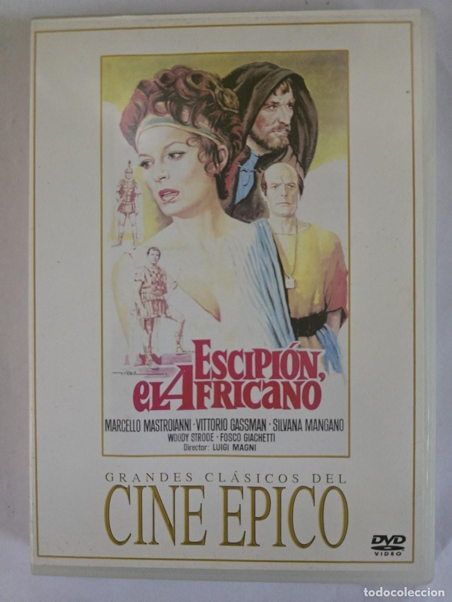 Cine: DVD Escipi&oacute;n el Africano.Marcello Mastroianni.Vittorio Gassman.Silvana Mangano
