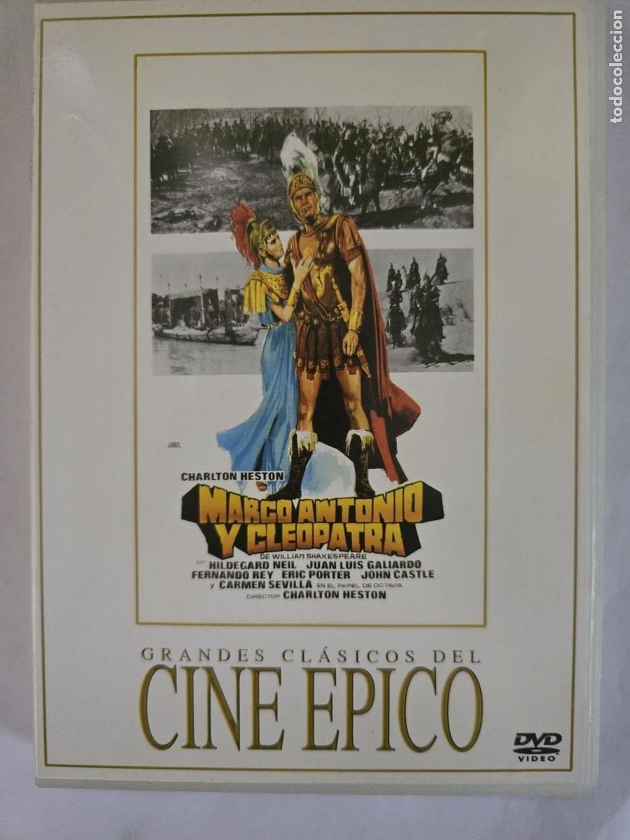 Cine: DVD Marco Antonio y Cleopatra.Charlton Heston.Hildegarde Neil.Carmen Sevilla