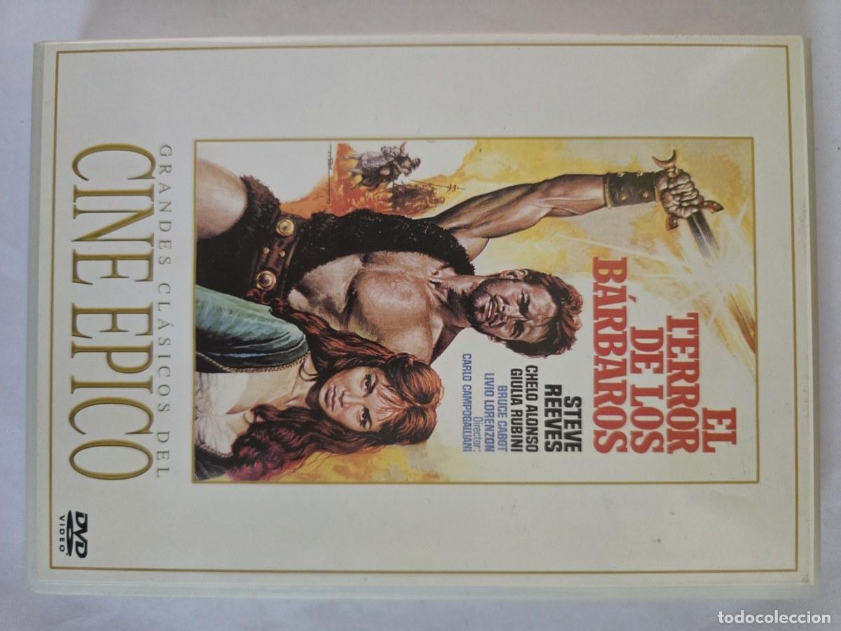 Cine: DVD El Terror de los B&aacute;rbaros.Steve Reeves.Chelo Alonso.Giulia Rubini