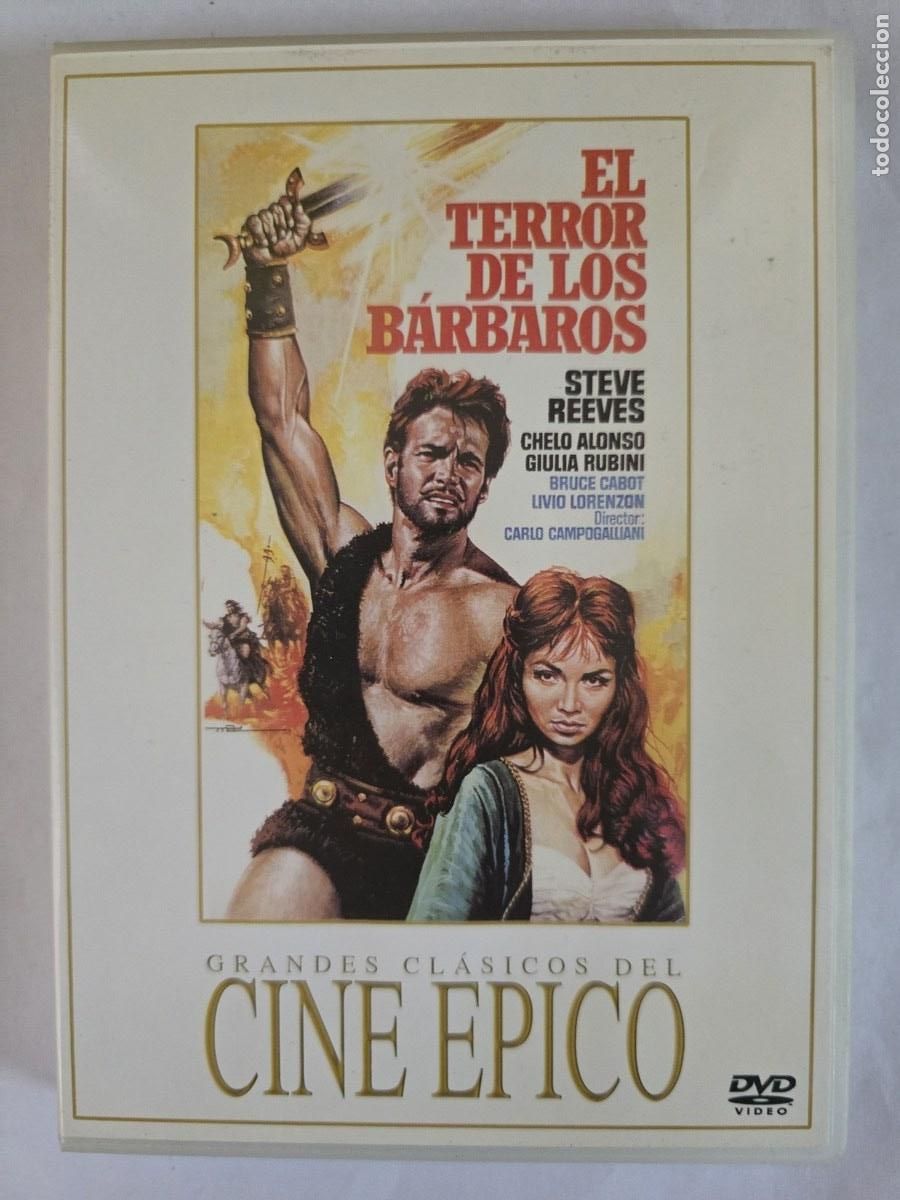 Cine: DVD El Terror de los B&aacute;rbaros.Steve Reeves.Chelo Alonso.Giulia Rubini