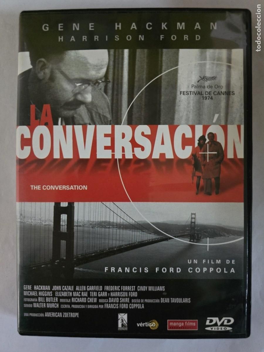 Cine: DVD La Conversaci&oacute;n.Gene Hackman.Harrison Ford.Manga Films