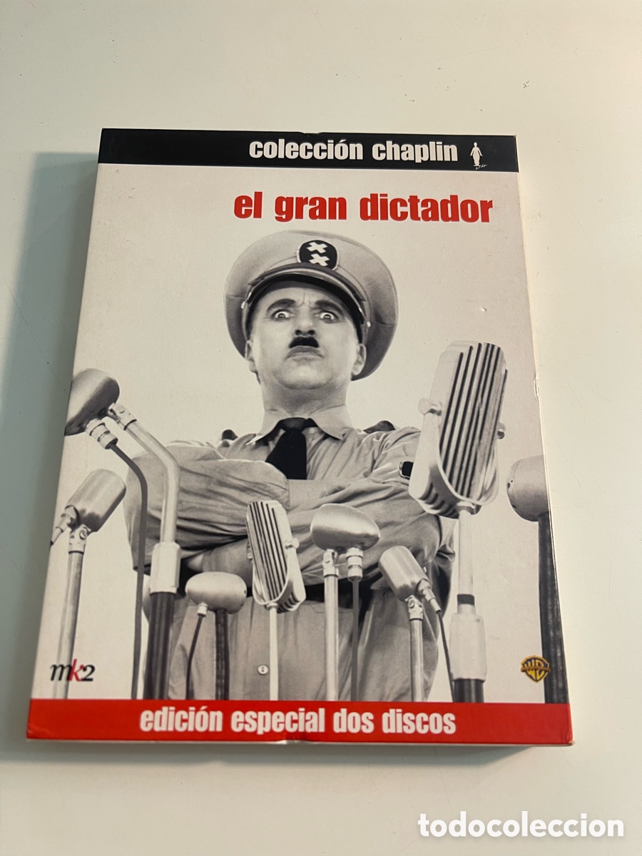 Cine: DVD El Gran Dictador coleccion Chaplin edicion especial 2 discos