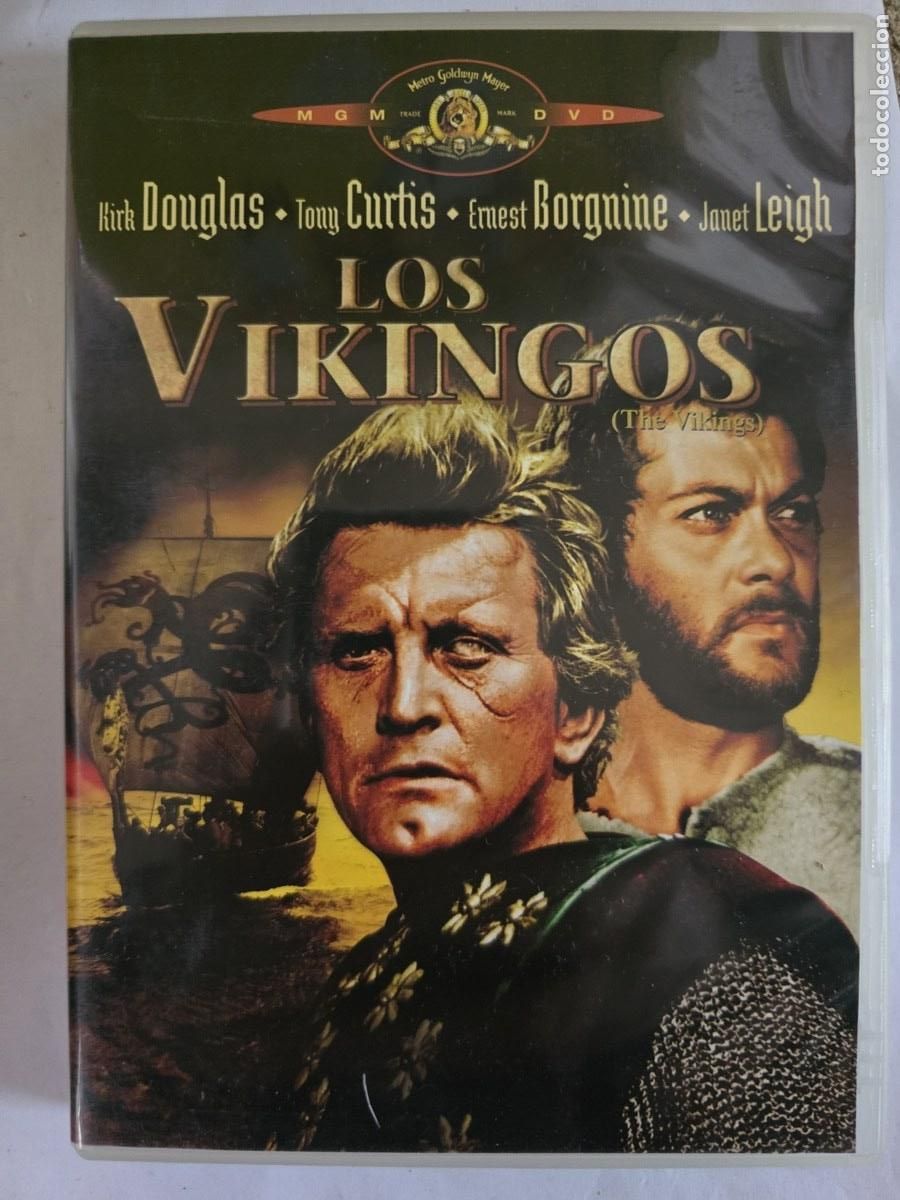 Cine: DVD Los Vikingos.Kirk Douglas.Tony Curtis.Ernest Borgnine.Janet Leigh
