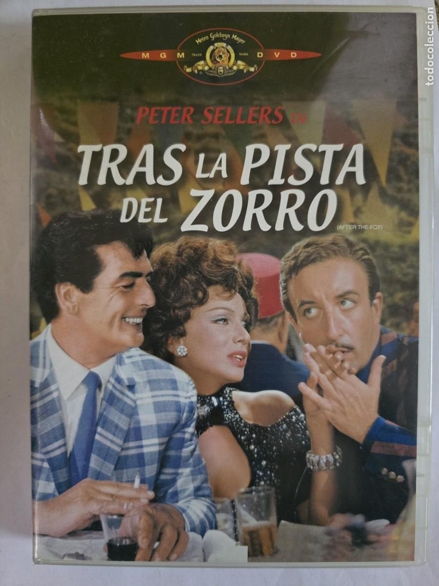 Cine: DVD Tras la Pista del Zorro.Peter Sellers.Tony Curtis