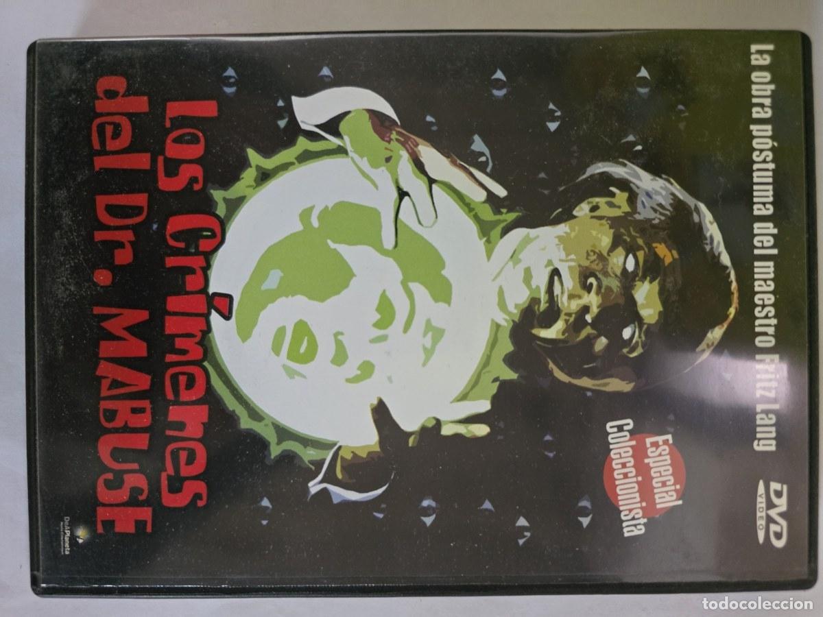Cine: DVD Los Crimenes del Dr. Mabuse.Fritz Lang.Especial Coleccionista.Dvd Planeta