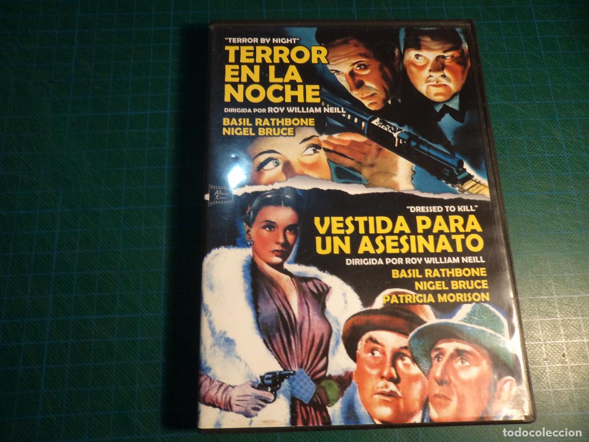 Cine: Sherlock Holmes. terror en la noche. Vestida para un asesinato. (P-63)