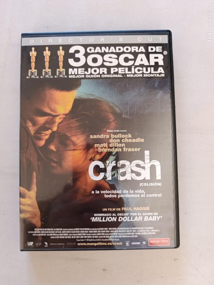 Cin&eacute;ma: DVD CRASH (COLISION) - DIRECTOR'S CUT - 2 DISCOS - SANDRA BULLOCK, DON CHEADLE (179)