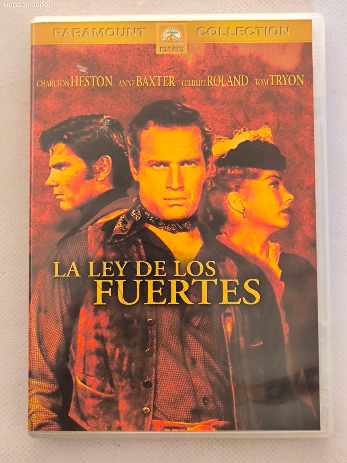 Cine: DVD LA LEY DE LOS FUERTES - CHARLTON HESTON (212)