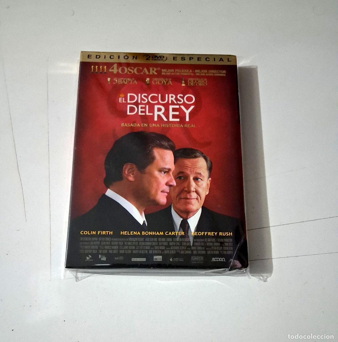 Cine: DVD &rdquo;EL DISCURSO DEL REY&rdquo; 2DVD EDICION ESPECIAL TOM HOOPER COLIN FIRTH +FUNDA CA