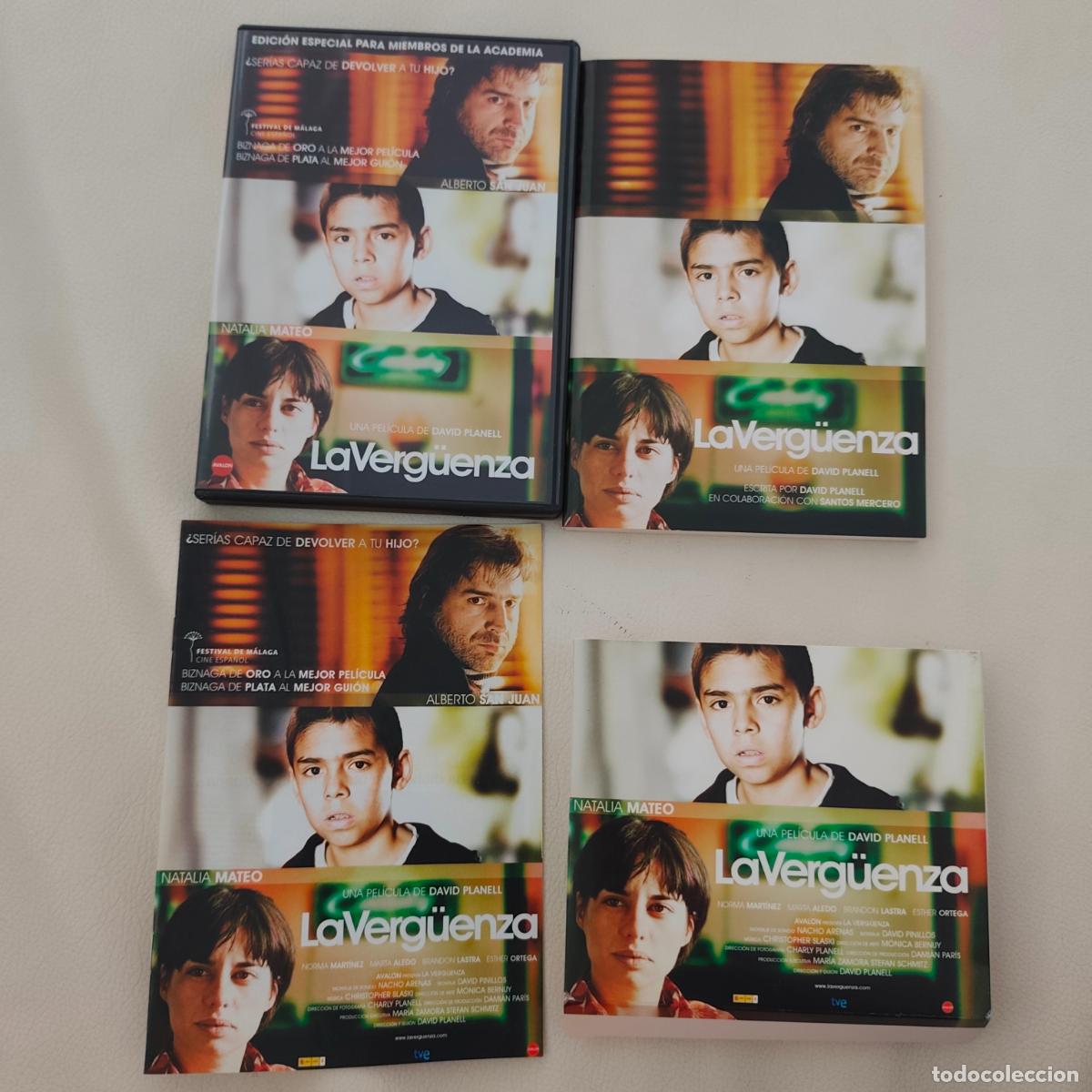 Cine: DVD La Verg&uuml;enza (2009) Edici&oacute;n Especial Academia con Gui&oacute;n F&iacute;sico - Coleccionistas