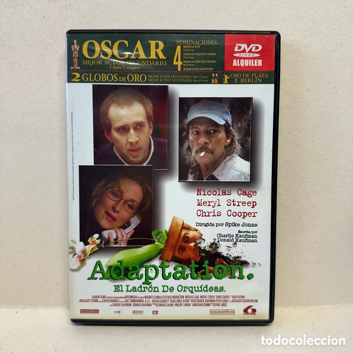 Cine: Adaptation. El Ladr&oacute;n de Orqu&iacute;deas (DVD)