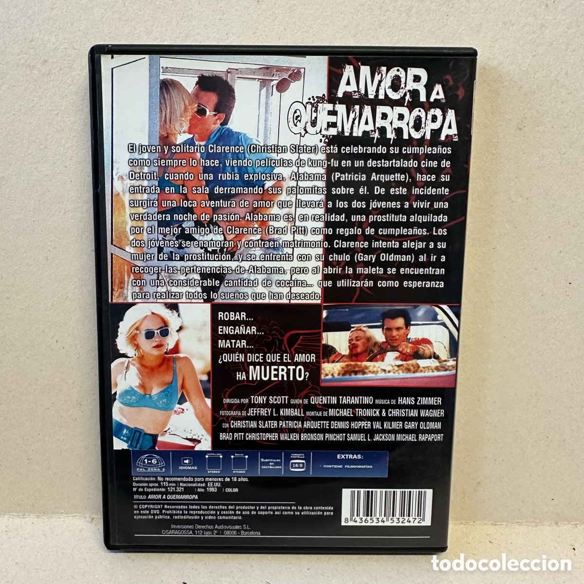 Cine: Amor a Quemarropa (DVD) - Foto 2