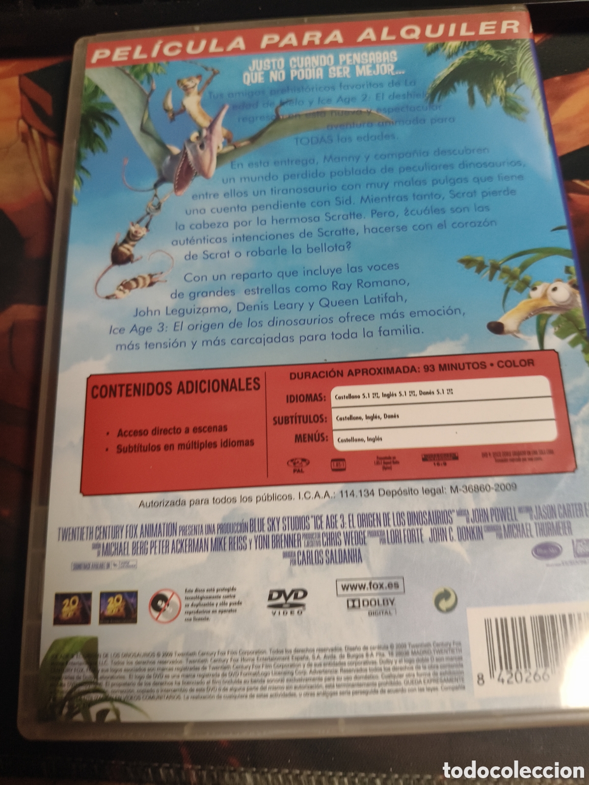 Cine: Ice age 3 DVD ----- 413 - Foto 2