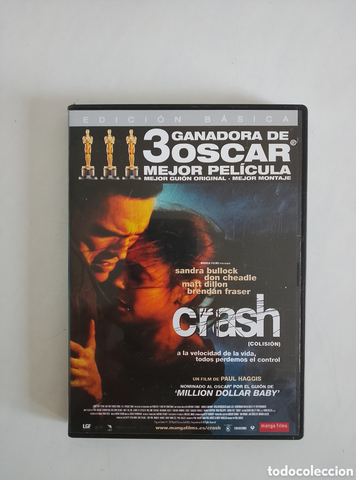 Cinema: PELICULA DVD CRASH (sandra bullock)