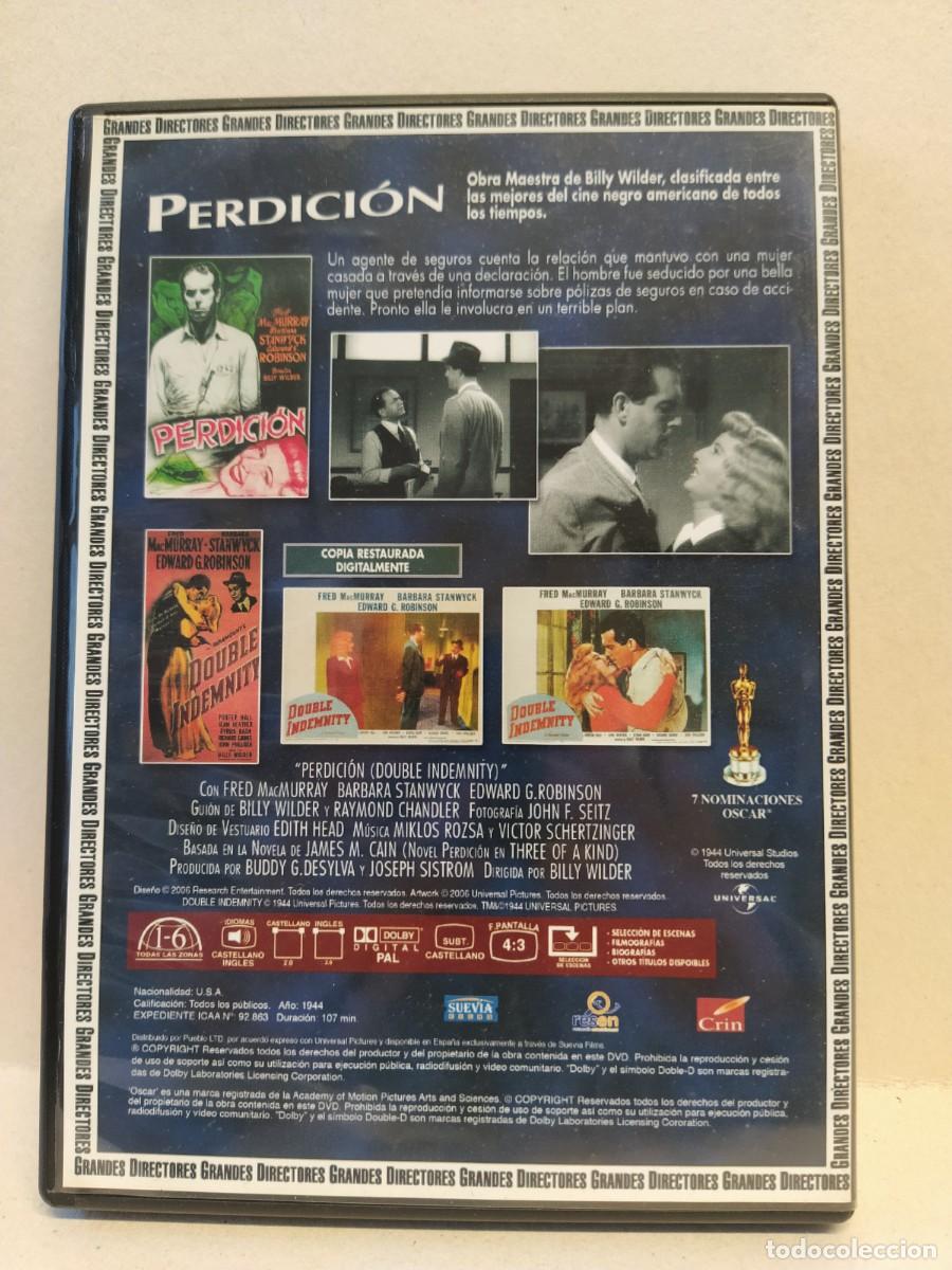 Cine: Perdici&oacute;n (DVD) Billy Wilder - Foto 2