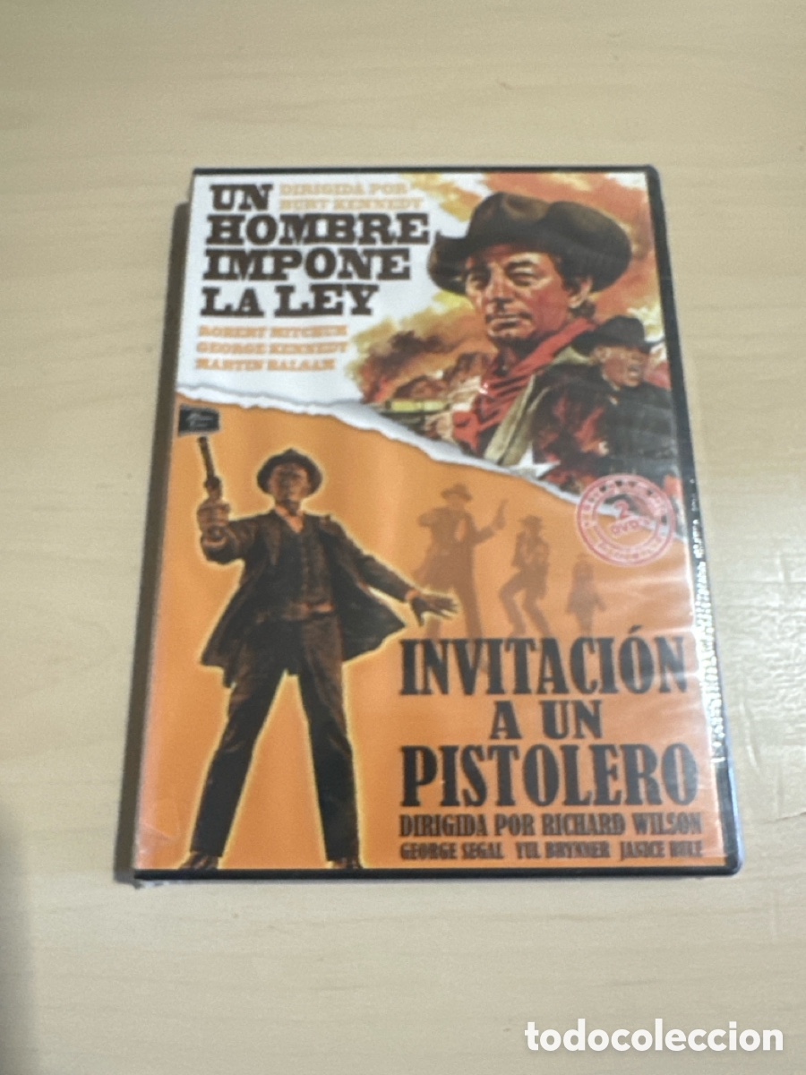 Cine: S155 pack un hombre impone la ley - invitaci&oacute;n a un pistolero dvd nuevo precintado