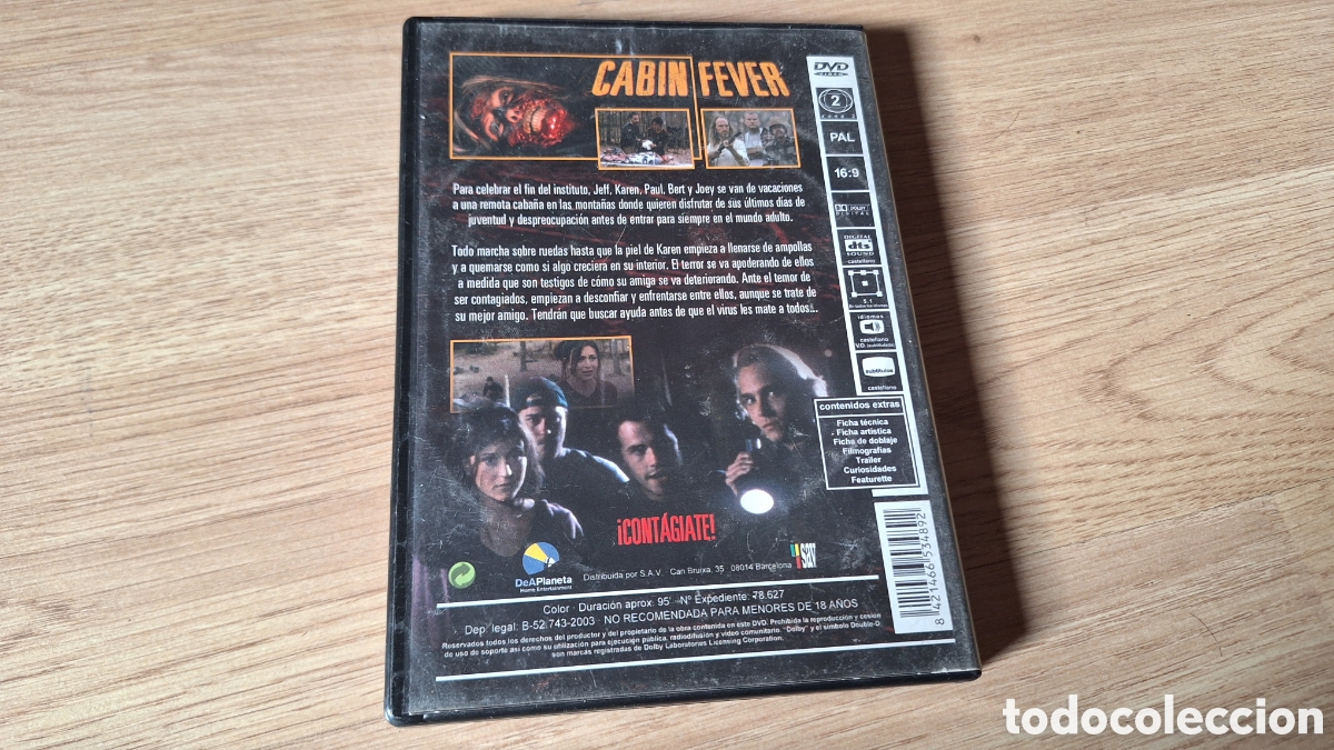 Cine: Cabin Feber DVD Terror - Foto 2