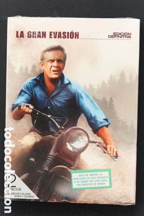 Cin&eacute;ma: DVD precintado. LA GRAN EVASION - EDICION DEFINITIVA 2 Discos. Steve McQueen. Nuevo a estrenar
