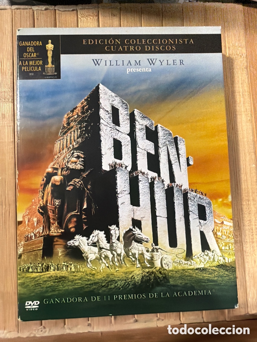 Cine: Ben - Hur ( edici&oacute;n coleccionista cuatro discos ) DVD SEMINUEVO