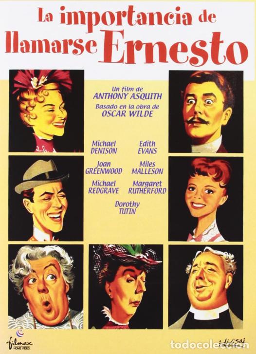 Cine: La Importancia De Llamarse Ernesto DVD Como nuevo