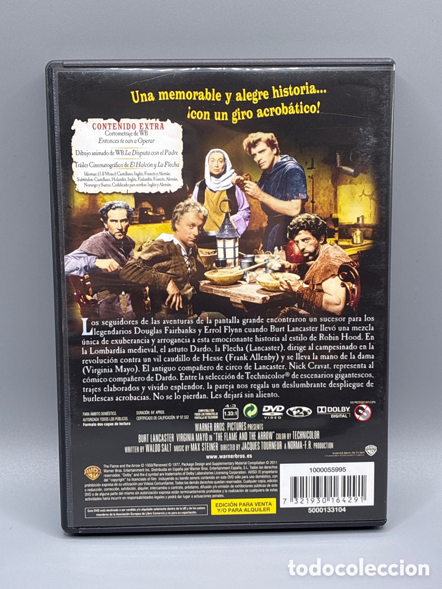 Cine: El halc&oacute;n y la flecha DVD - Foto 2
