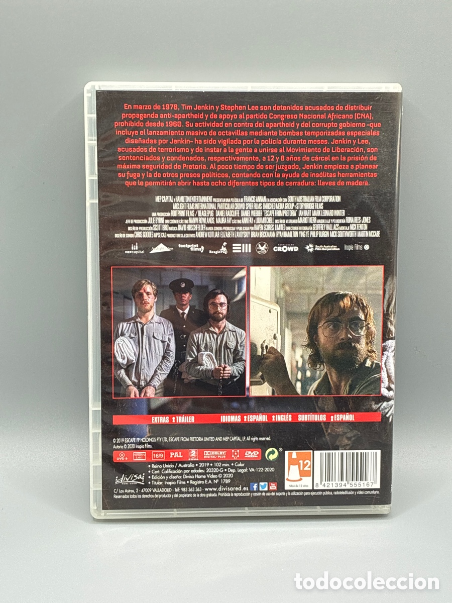 Cine: Fuga de Pretoria DVD - Foto 2