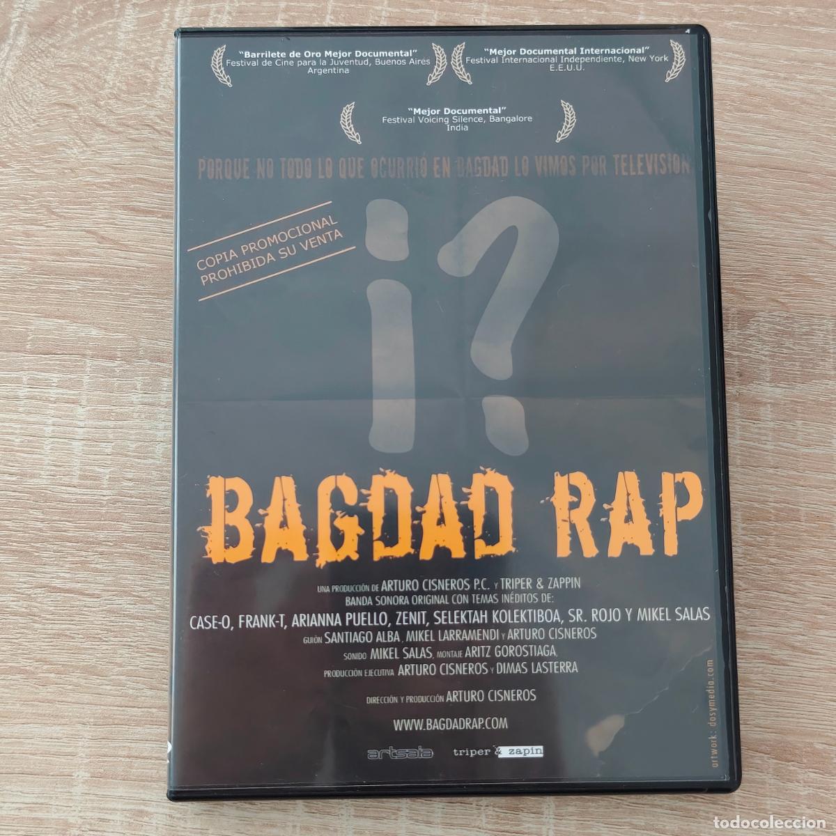 Cine: DVD BAGDAD RAP (2005) - RARA COPIA PROMOCIONAL ORIGINAL PROHIBIDA SU VENTA - DOCUMENTAL HIP HOP ESPA
