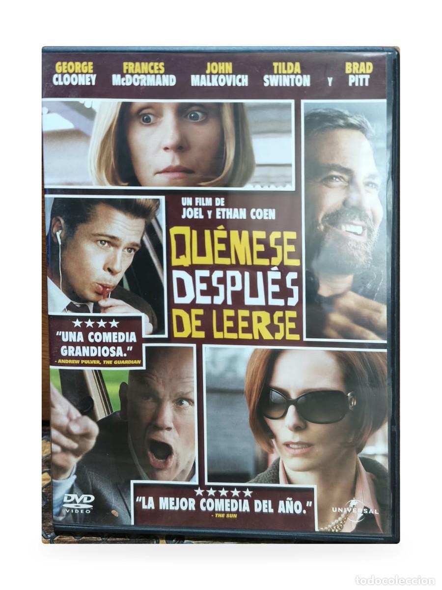 Cine: Qu&eacute;mese despu&eacute;s de leerse &mdash; Joel Coen; Ethan Coen &mdash; DVD