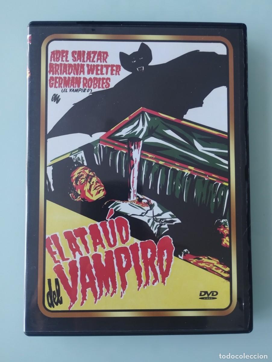 Cine: DVD El ata&uacute;d del vampiro con Abel Salazar y Germ&aacute;n Robles en mejicano neutro