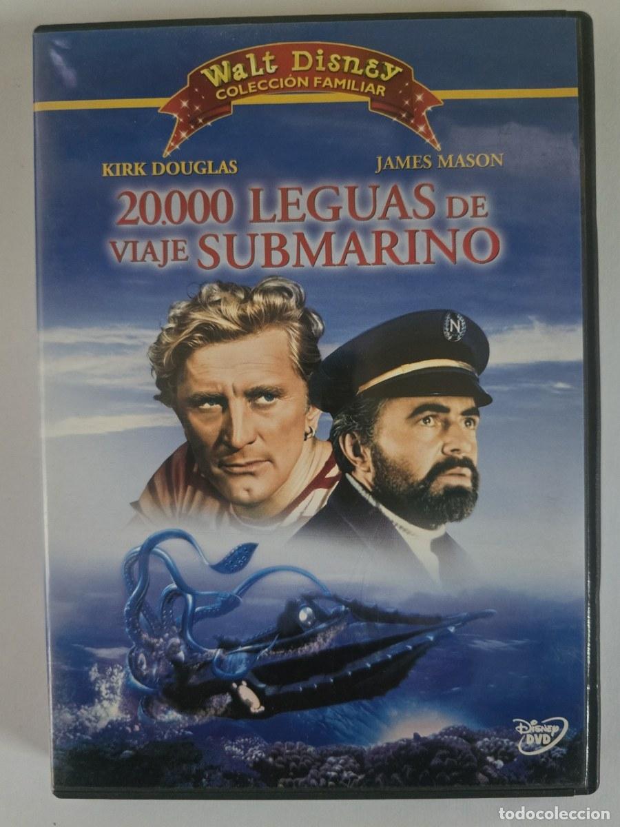 Cine: DVD 20.000 Leguas de Viaje Submarino.Kirk Douglas.James Mason.Disney