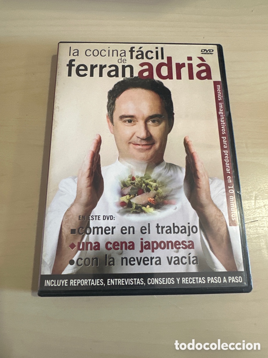 Cine: S181 la cocina f&aacute;cil de Ferran adria comer en el trabajo una cena japonesa dvd segunda mano
