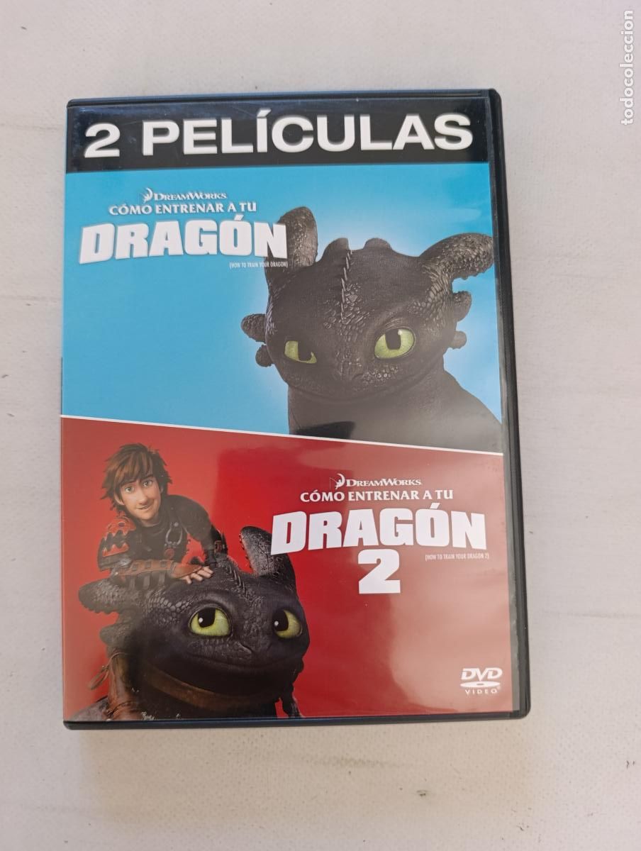 Cine: DVD COMO ENTRENAR A TU DRAGON / COMO ENTRENAR A TU DRAGON 2 - 2 PELICULAS, 2 DISCOS (219w)