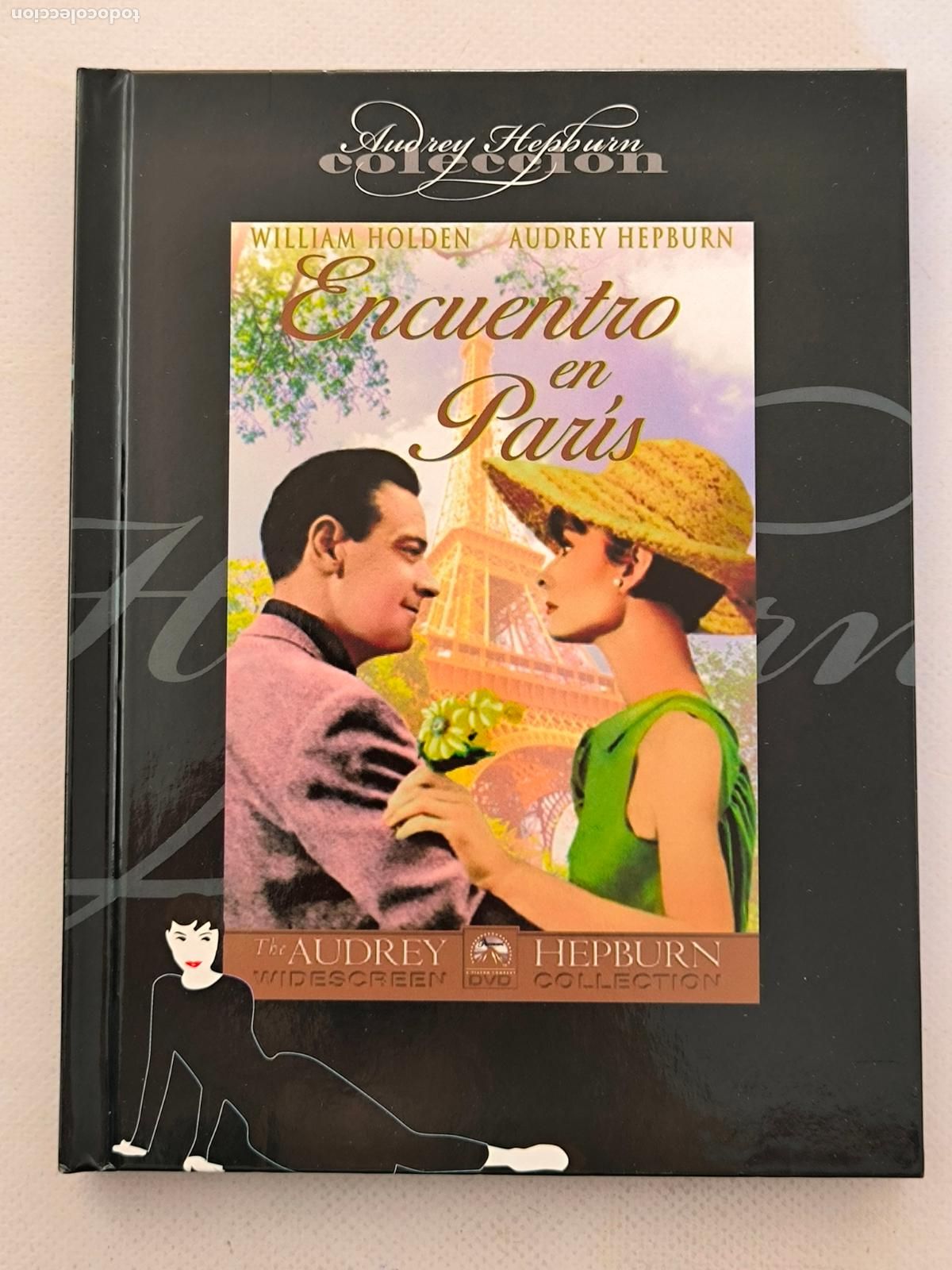Cine: DVD + LIBRETO ENCUENTRO EN PARIS - WILLIAM HOLDEN, AUDREY HEPBURN (224)