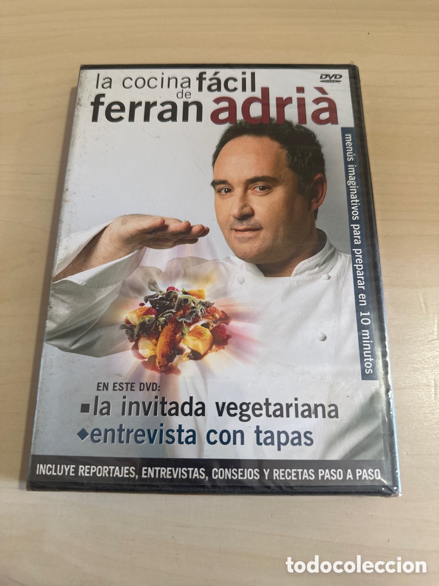 Cine: S179 la cocina f&aacute;cil de Ferran adria la invitada vegetariana entrevista con tapas dvd nuevo precinta