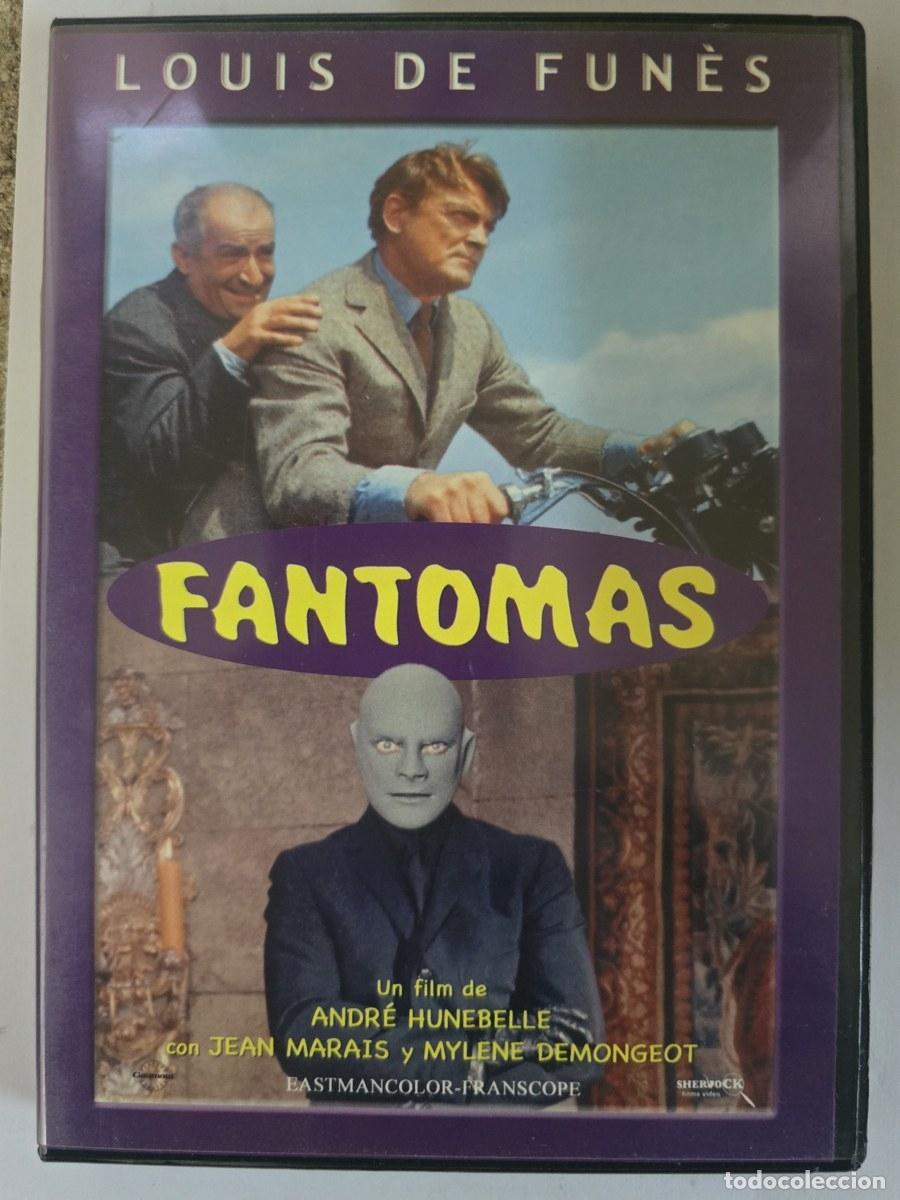 Cine: DVD Fantomas.Louis de Fun&egrave;s.Jean Marais.Myl&egrave;ne Demongeot.Sherlock Films