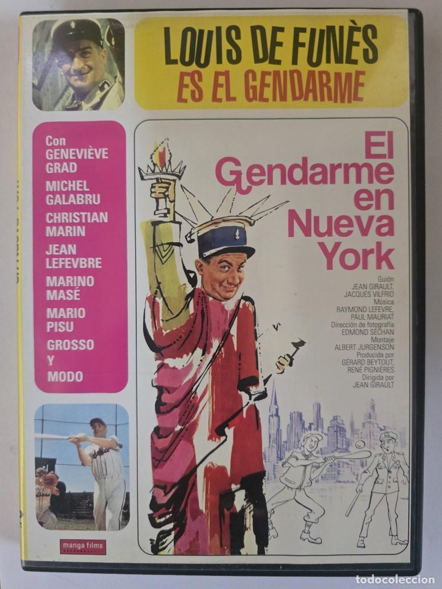Cine: DVD El Gendarme en Nueva York.Louis de Fun&egrave;s.Genevi&egrave;ve Grappe.Manga Films
