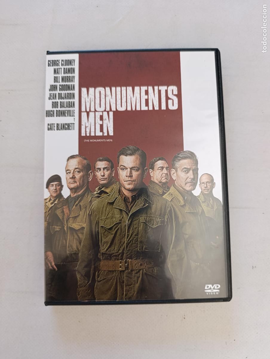 Cine: DVD MONUMENTS MEN - GEORGE CLOONEY, MATT DAMON, BILL MURRAY (230)