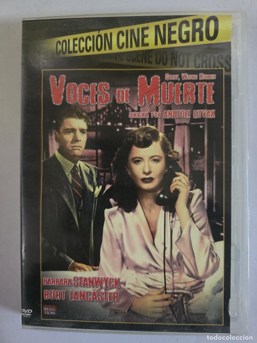 Cine: DVD Voces de Muerte.Barbara Stanwyck.Burt Lancaster.Regia Films