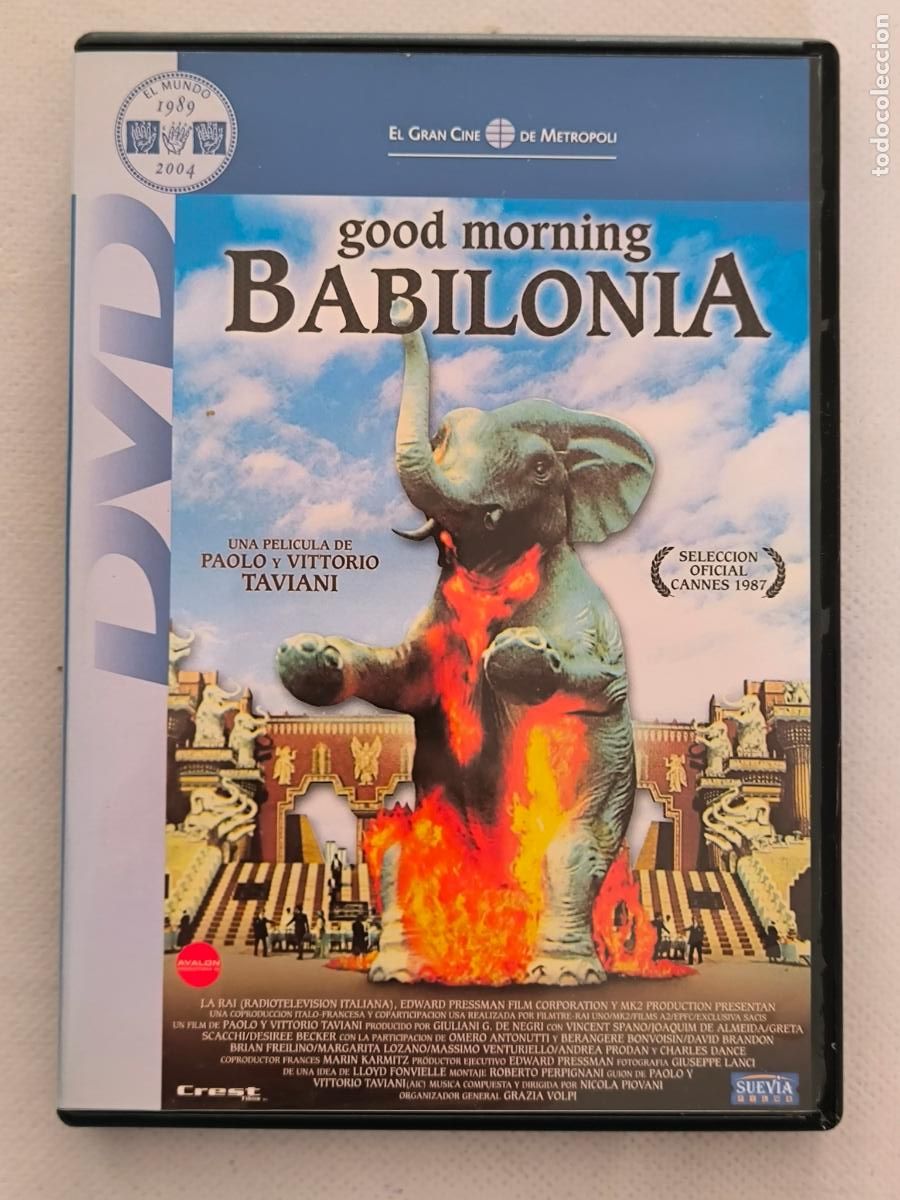 Cine: DVD GOOD MORNING, BABILONIA - PAOLO Y VITTORIO TAVIANO (268)
