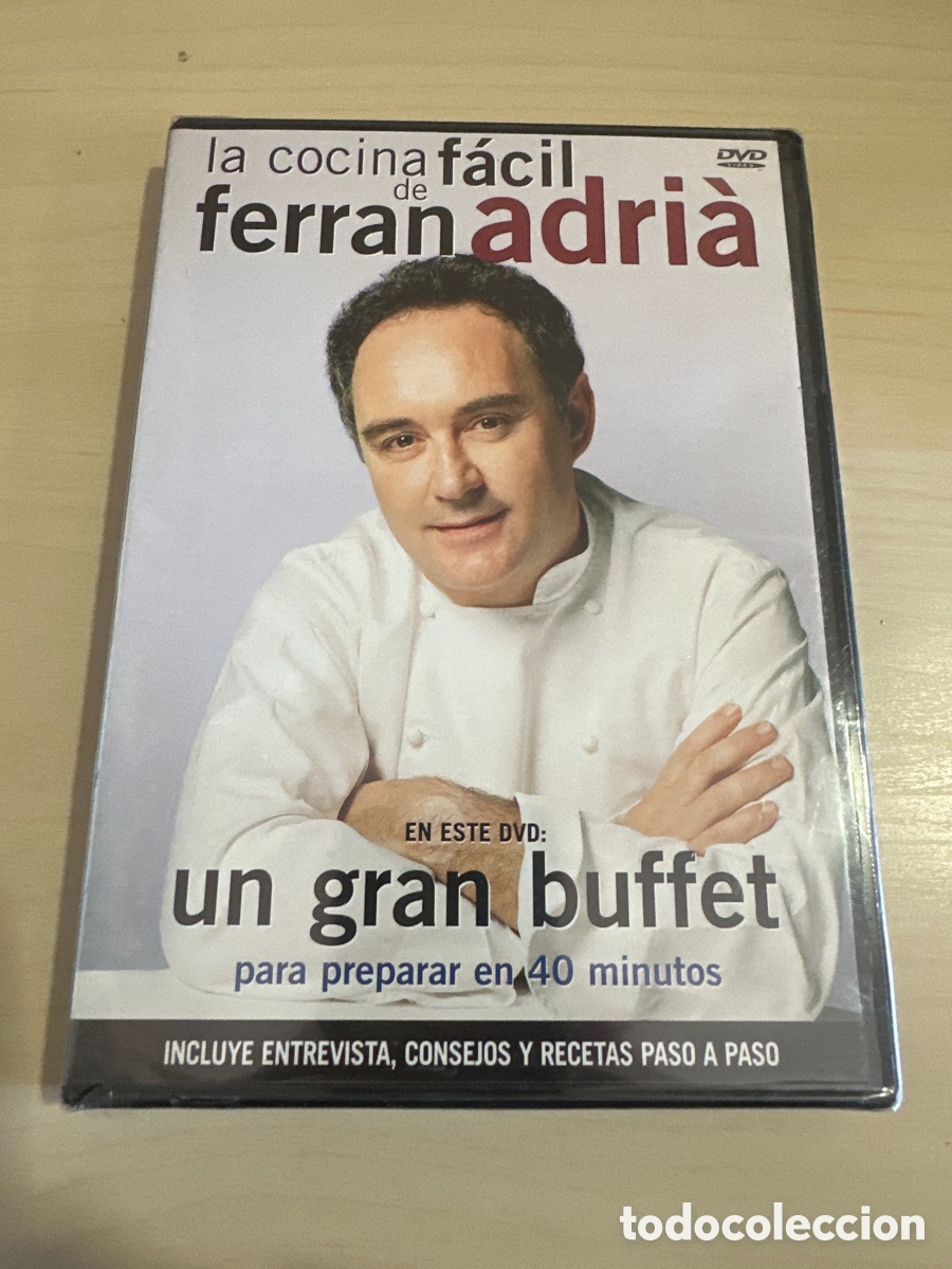 Cine: S179 la cocina f&aacute;cil de Ferran Adria un gran buffet para preparar en 40 minutos dvd nuevo precintado