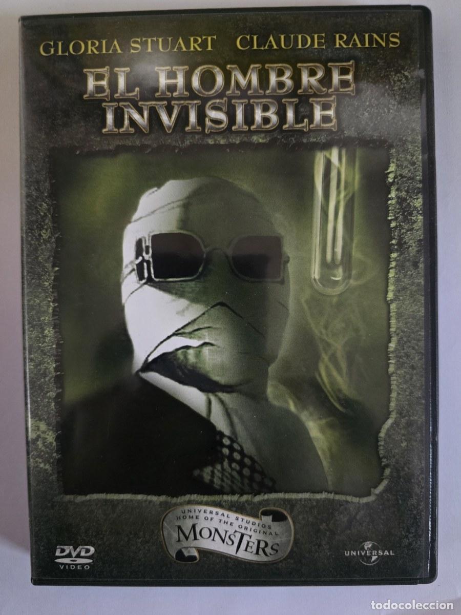 Cine: DVD El Hombre Invisible.Gloria Stuart.Claude Rains.Universal