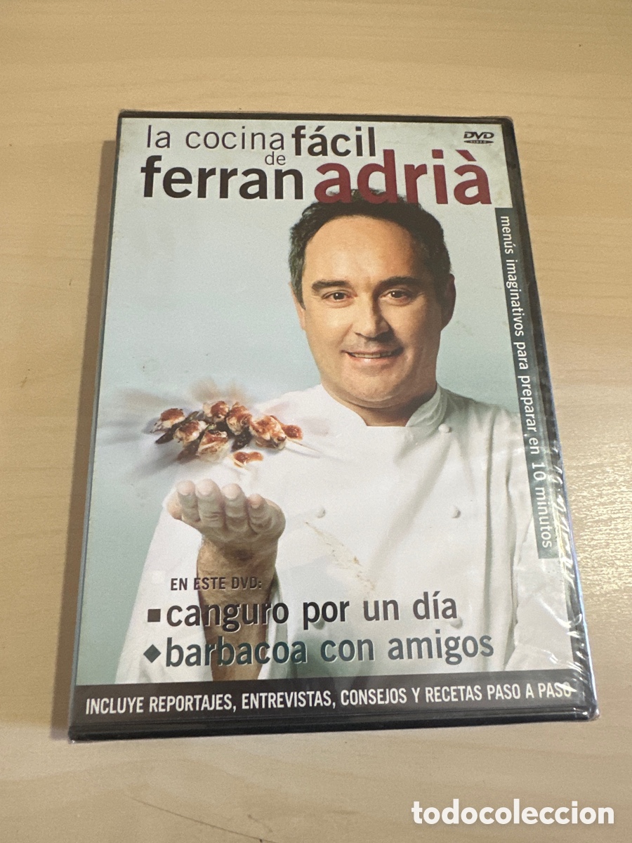 Cine: S179 la cocina f&aacute;cil de ferran adria canguro por un d&iacute;a barbacoa con amigos dvd nuevo precintado