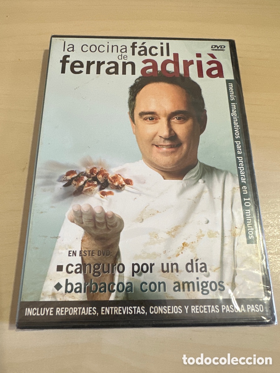 Cine: S179 la cocina f&aacute;cil de Ferran adria canguro por un d&iacute;a barbacoa con amigos dvd nuevo precintado